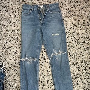 Agolde jeans with rips